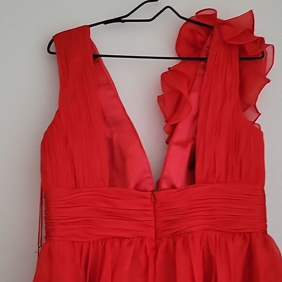 NWT cocktail dress Rosette Pintucked Fit-&-Flare Dress - Picture 8 of 13